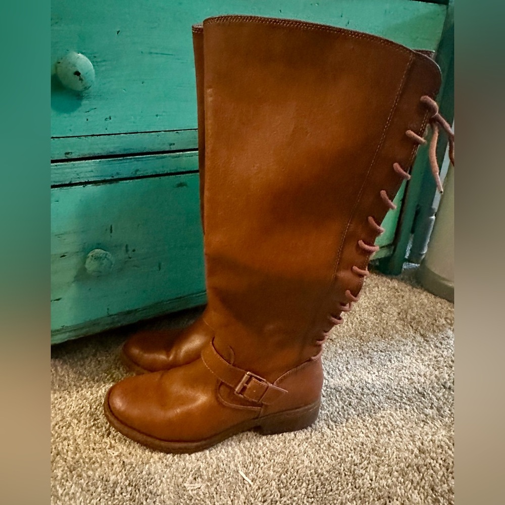 Women’s Eurosoft Cognac Tall Boots Size 9